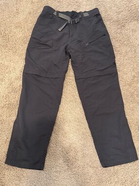 The North Face Black Convertible Cargo Pants